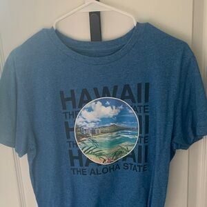 Aeropostale Blue Hawaii Aloha Tee
